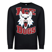 Black Fairbanks Ice Dogs Premium Sweatshirt - ArtChic