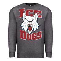 Charcoal Heather Fairbanks Ice Dogs Premium Sweatshirt - ArtChic