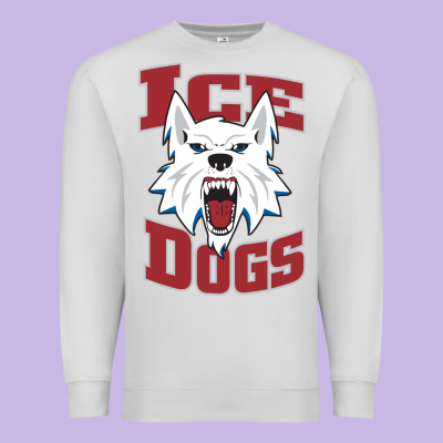 Fairbanks Ice Dogs Premium Sweatshirt Designed By Artchic