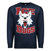 Navy Fairbanks Ice Dogs Premium Sweatshirt - ArtChic