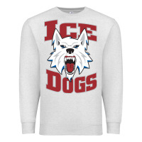 Oatmeal Heather Fairbanks Ice Dogs Premium Sweatshirt - ArtChic