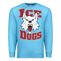 Ocean Blue Fairbanks Ice Dogs Premium Sweatshirt - ArtChic