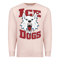 Pale Pink Fairbanks Ice Dogs Premium Sweatshirt - ArtChic