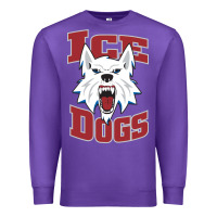 Purple Fairbanks Ice Dogs Premium Sweatshirt - ArtChic