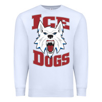 White Fairbanks Ice Dogs Premium Sweatshirt - ArtChic