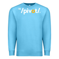 Ocean Blue The Pivot Podcast Premium Sweatshirt - ArtChic