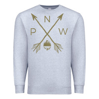 Pacific Northwest Mountain  Cool Pnw Pacific Northwest T Shirt Premium Sweatshirt | Teevron