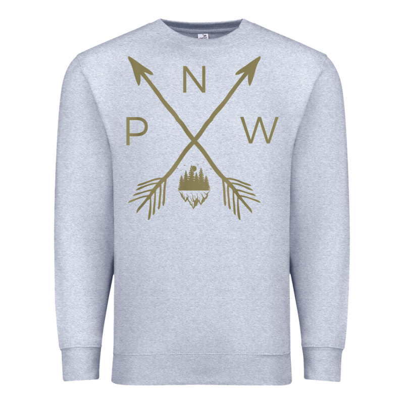 Pacific Northwest Mountain  Cool Pnw Pacific Northwest T Shirt Premium Sweatshirt by ArtChic | Teevron
