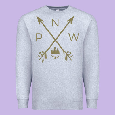 Pacific Northwest Mountain  Cool Pnw Pacific Northwest T Shirt Premium Sweatshirt Designed By Artchic