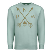Seafoam pacific northwest mountain  cool pnw pacific northwest t shirt Premium Sweatshirt - ArtChic