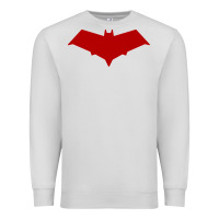Dove Grey red hood Premium Sweatshirt - ArtChic