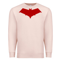 Pale Pink red hood Premium Sweatshirt - ArtChic