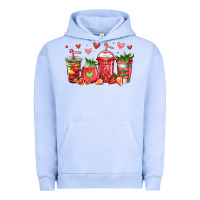Pigment Grape Ice strawberry coffee cups Urban Hoodie - Jasminsmagicworld
