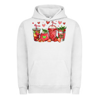 Pigment Lunar Rock strawberry coffee cups Urban Hoodie - Jasminsmagicworld