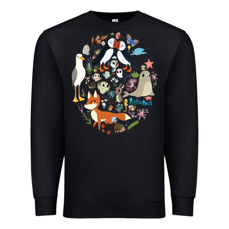 Puffin Rock Gift For Fans Puffin Rock Characters Premium Sweatshirt by ArtChic | Teevron