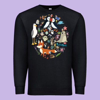 Puffin Rock Gift For Fans Puffin Rock Characters Premium Sweatshirt Designed By Artchic