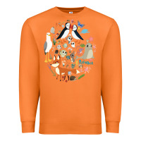 Carrot Puffin Rock gift for fans puffin rock characters Premium Sweatshirt - ArtChic