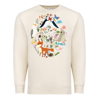 Sandshell Puffin Rock gift for fans puffin rock characters Premium Sweatshirt - ArtChic