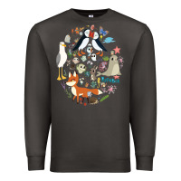 Smoke Puffin Rock gift for fans puffin rock characters Premium Sweatshirt - ArtChic
