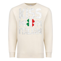 Sandshell Kiss Me I'm Italian Premium Sweatshirt - ArtChic