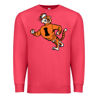 Cardinal Vintage Walking Angry Tiger Idaho State Premium Sweatshirt - ArtChic