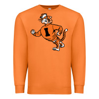 Carrot Vintage Walking Angry Tiger Idaho State Premium Sweatshirt - ArtChic