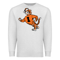 Oatmeal Heather Vintage Walking Angry Tiger Idaho State Premium Sweatshirt - ArtChic