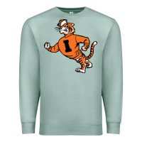 Seafoam Vintage Walking Angry Tiger Idaho State Premium Sweatshirt - ArtChic