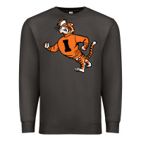 Smoke Vintage Walking Angry Tiger Idaho State Premium Sweatshirt - ArtChic