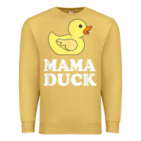Antique Gold mama duck t shirt funny mother bird gift Premium Sweatshirt - ArtChic