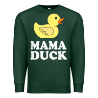 Sports Green mama duck t shirt funny mother bird gift Premium Sweatshirt - ArtChic