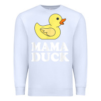 White mama duck t shirt funny mother bird gift Premium Sweatshirt - ArtChic