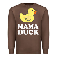 Chestnut mama duck t shirt funny mother bird gift Premium Sweatshirt - ArtChic