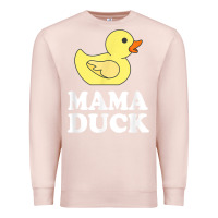 Pale Pink mama duck t shirt funny mother bird gift Premium Sweatshirt - ArtChic