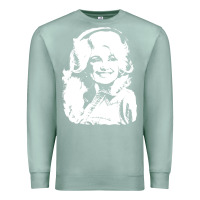 Seafoam dolly parton distressed photo Premium Sweatshirt - ArtChic