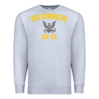 Heather Grey uss suribachi ae 21 t shirt Premium Sweatshirt - StudioElite