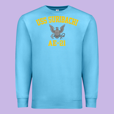 Uss Suribachi Ae 21 T Shirt Premium Sweatshirt Designed By Studioelite
