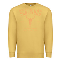 Antique Gold deadwood south dakota usa vintage distressed style design long sleeve Premium Sweatshirt - StudioElite