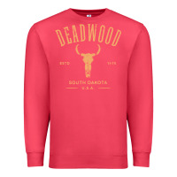 Cardinal deadwood south dakota usa vintage distressed style design long sleeve Premium Sweatshirt - StudioElite