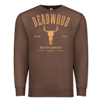 Chestnut deadwood south dakota usa vintage distressed style design long sleeve Premium Sweatshirt - StudioElite