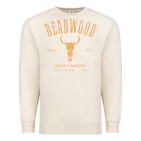 Sandshell deadwood south dakota usa vintage distressed style design long sleeve Premium Sweatshirt - StudioElite