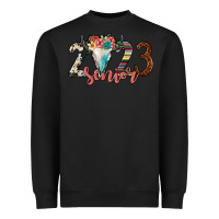 Black 2023 senior bull skull Heavyweight Sweatshirt - JahusDesignShop