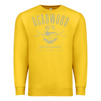 Lemon deadwood south dakota usa distressed skull design souvenir premium t s Premium Sweatshirt - StudioElite