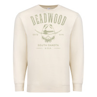 Sandshell deadwood south dakota usa distressed skull design souvenir premium t s Premium Sweatshirt - StudioElite