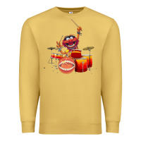 Antique Gold The muppets animal drummer Premium Sweatshirt - StudioElite
