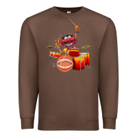 Chestnut The muppets animal drummer Premium Sweatshirt - StudioElite