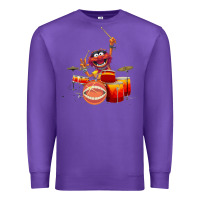 Purple The muppets animal drummer Premium Sweatshirt - StudioElite