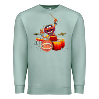 Seafoam The muppets animal drummer Premium Sweatshirt - StudioElite