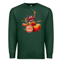 Sports Green The muppets animal drummer Premium Sweatshirt - StudioElite
