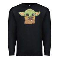 Black Baby yoda Premium Sweatshirt - StudioElite